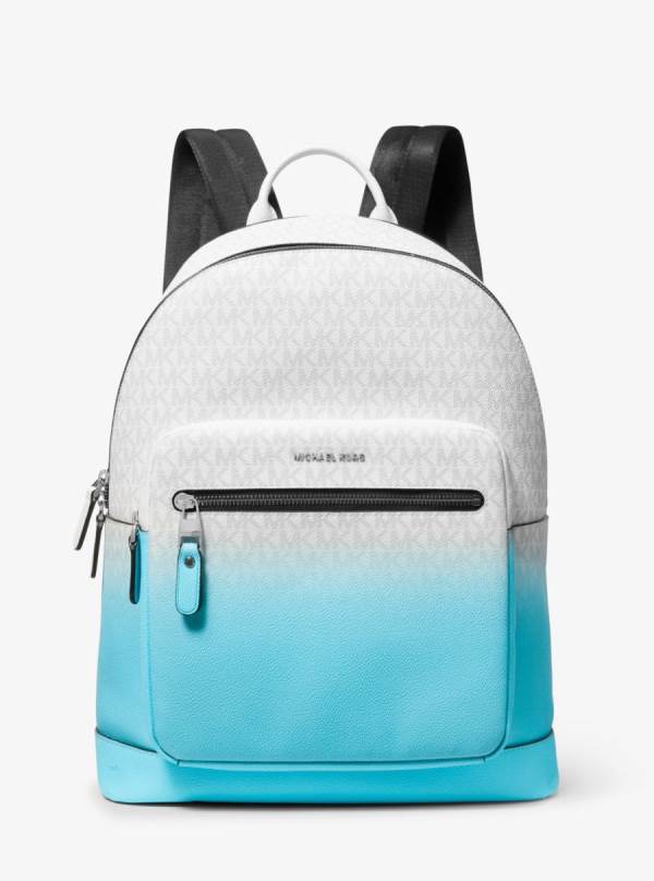 Panske Batohy Michael Kors Hudson Ombré Logo Biele Námornícka Modrá - Tasky Michael Kors Obchod | PBDGV-1803
